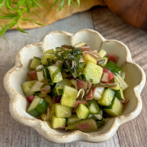 ご飯のお供に！ポリポリ山形だし風