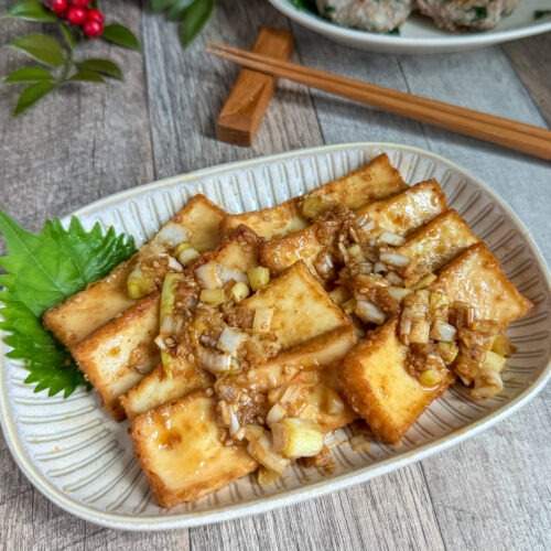コスパ最強♩油淋厚揚げ