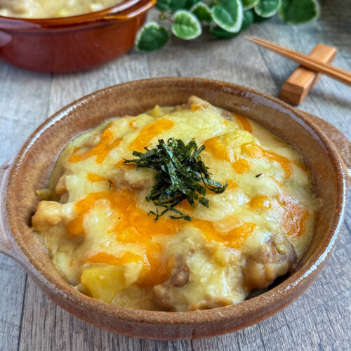 食材２つで絶品♩照り焼きチキングラタン