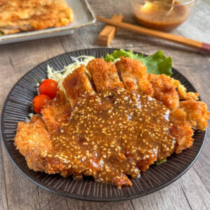 ガッツリ大満足♩胡麻味噌トンカツ