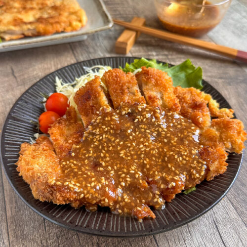 ガッツリ大満足♩胡麻味噌トンカツ