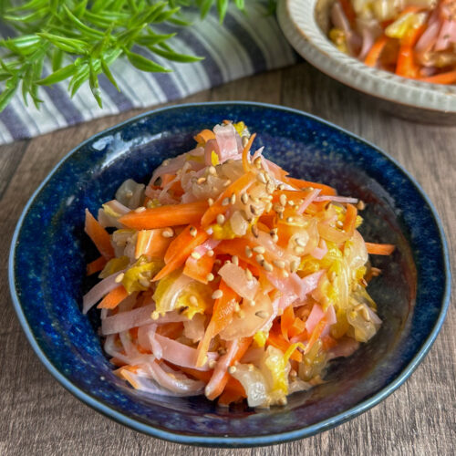 袋であえるだけ♩中華風白菜コールスロー