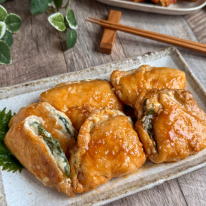 じゅわっとやみつき♩ささみとチーズの挟み焼き