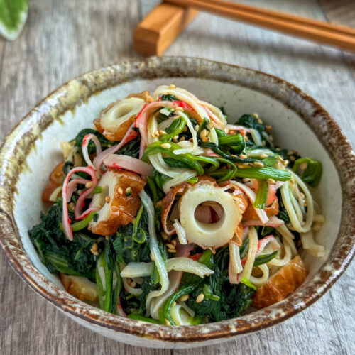 レンジで簡単♩カニちくナムル