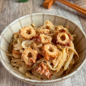 レンジで簡単♩もやしとちくわのオイマヨあえ