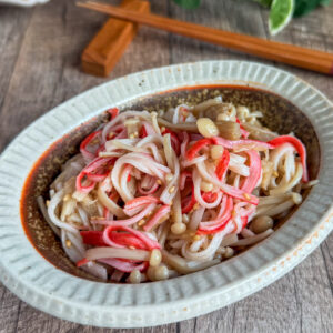 コスパ最強♩カニえの白だしナムル