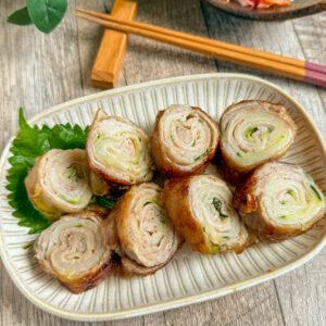巻いて焼くだけ♩ズッキーニロール